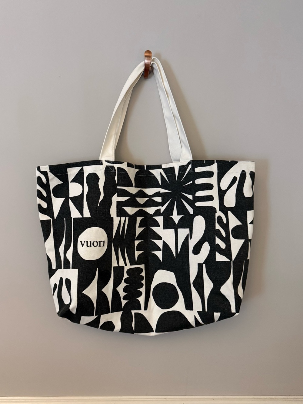 Vuori Limited Edition Canvas Tote Bag designed by artist Cody Hudson.